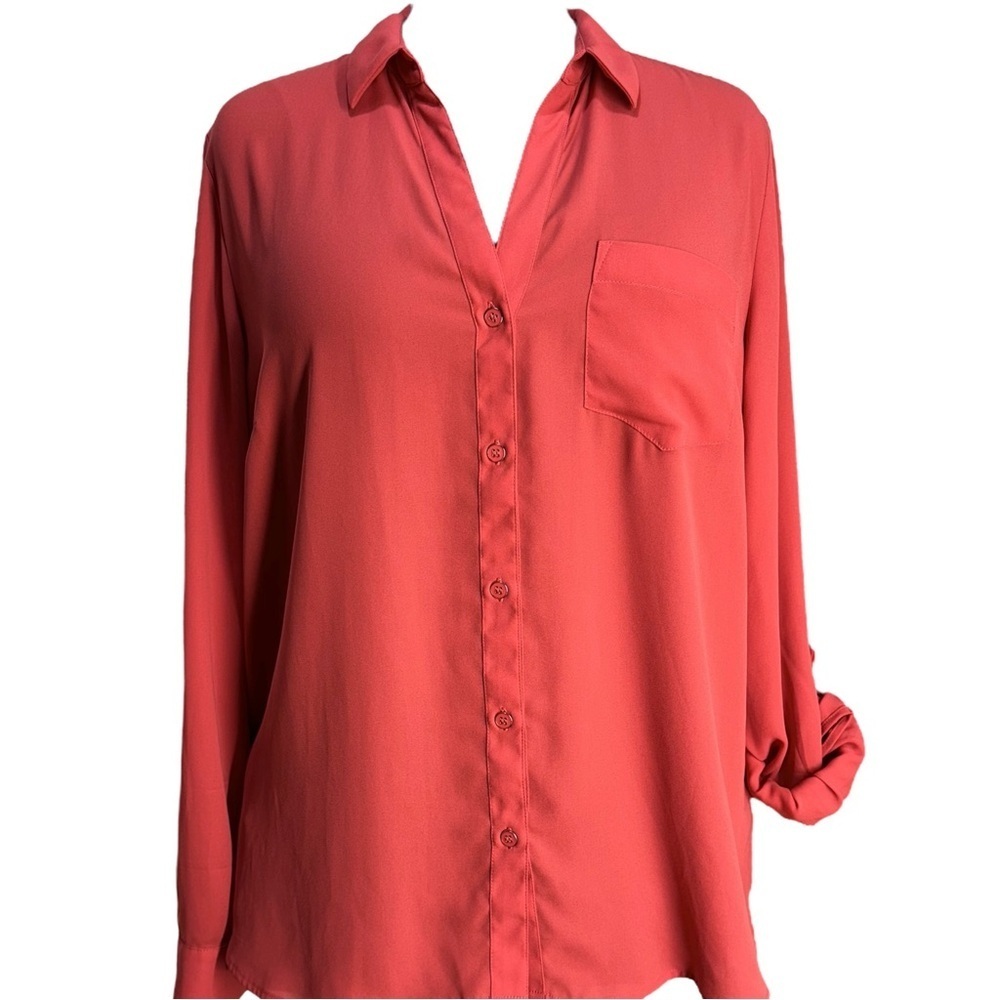 The Limited Ashton Button Front Blouse